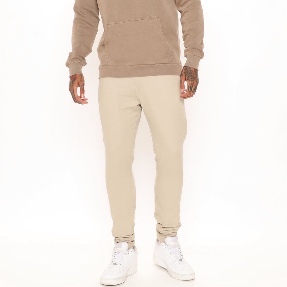 NEW Men’s Khaki Skinny Jeans
